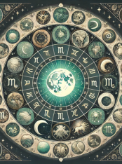 astrology chart with 12 houses